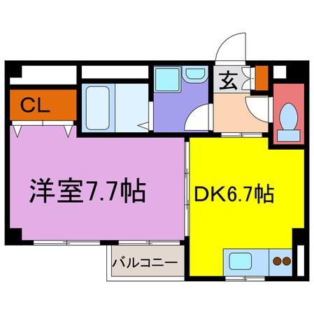 サンワプラザ福崎Ｓの物件間取画像